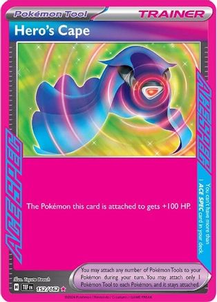 Hero's Cape 152/162 Pokemon SV05: Temporal Forces