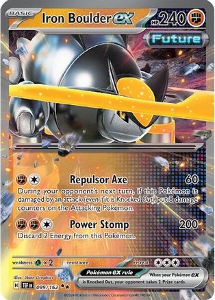 Iron Boulder ex - 099/162 Pokemon SV05: Temporal Forces
