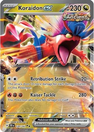Koraidon ex 120/162 - Pokemon SV05: Temporal Forces