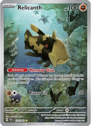 Relicanth - 173/162 Pokemon SV05: Temporal Forces