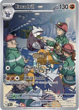 Excadrill - 174/162 Pokemon SV05: Temporal Forces