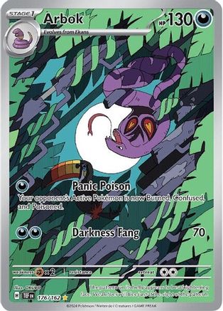 Arbok - 176/162 Pokemon SV05: Temporal Forces