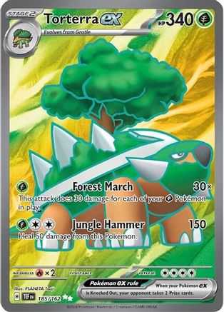 Torterra ex - 185/162 Pokemon SV05: Temporal Forces