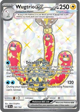 Wugtrio ex - 190/162 Pokemon SV05: Temporal Forces