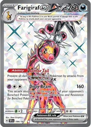 Farigiraf ex - 194/162 Pokemon SV05: Temporal Forces