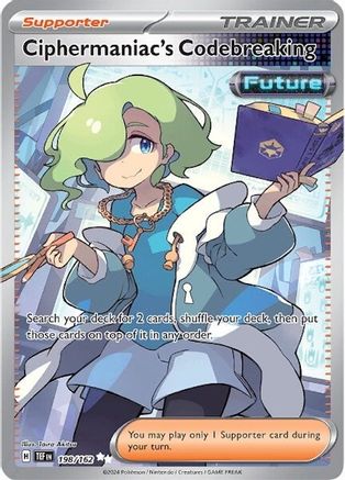 Ciphermaniac's Codebreaking - 198/162 Pokemon SV05: Temporal Forces