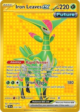 Iron Leaves ex - 213/162 Pokemon SV05: Temporal Forces