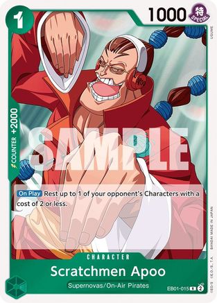 Scratchmen Apoo (EB01-015) One Piece - Memorial Collection