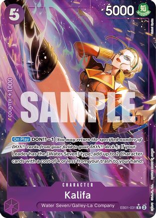 Kalifa (Alternate Art) (EB01-031) One Piece - Memorial Collection