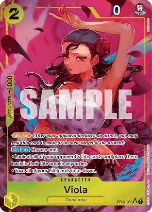 Viola (Alternate Art) (EB01-052) One Piece - Memorial Collection