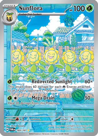Sunflora (169/167) SV06: Twilight Masquerade Pokemon