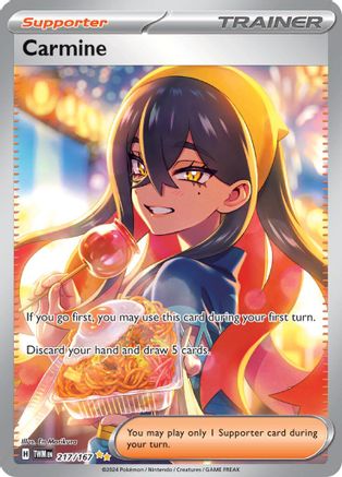 Carmine (217/167) SV06: Twilight Masquerade Pokemon