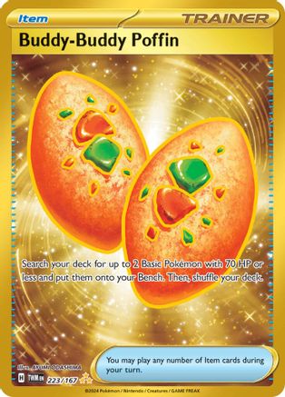 Buddy Buddy Poffin (223/167) SV06: Twilight Masquerade Pokemon