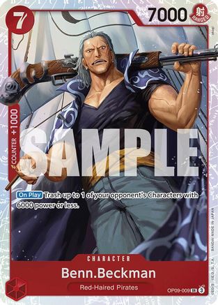 Benn.Beckman (OP09-009) - Emperors in the New World - One Piece
