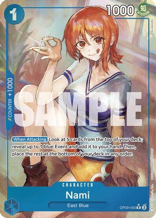Nami (050) (Parallel) (OP09-050) - Emperors in the New World - One Piece