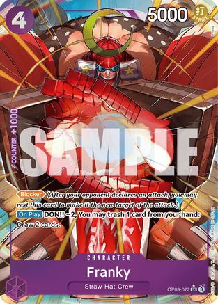Franky (Parallel) (OP09-072) - Emperors in the New World - One Piece