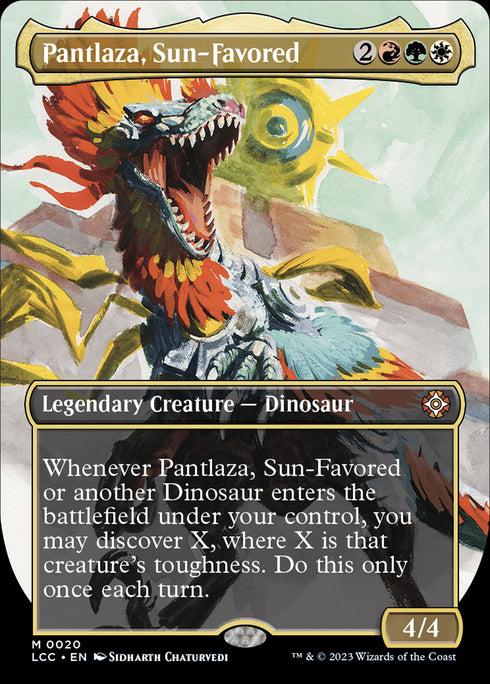 Pantlaza, Sun-Favored (LCC-020) - The Lost Caverns of Ixalan Commander (Borderless) - Magic The Gathering