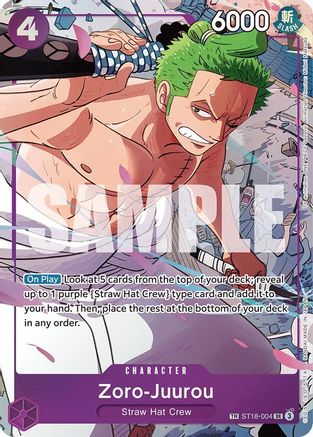 Zoro-Juurou (ST18-004) (ST18-004) - Emperors in the New World - One Piece