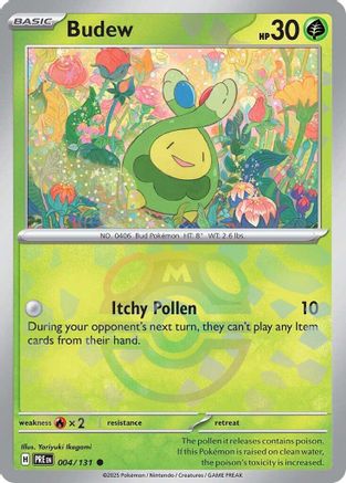 Budew (Master Ball Pattern) 4 - SV Prismatic Evolutions Pokemon