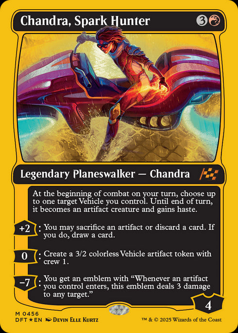 FOIL Chandra, Spark Hunter (First-Place Foil) (DFT-456) - Aetherdrift - Magic The Gathering