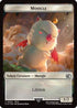 FOIL Moogle // Zombie Double-Sided Token (Surge Foil) (FIC-34 // 6) - Commander: FINAL FANTASY - Magic The Gathering
