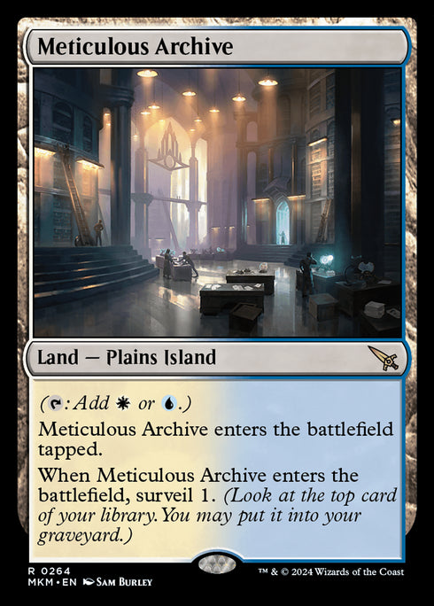 Meticulous Archive (MKM-264) - Murders at Karlov Manor - Magic The Gathering