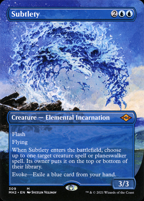 Subtlety (MH2-309) - Modern Horizons 2 (Borderless) - Magic The Gathering