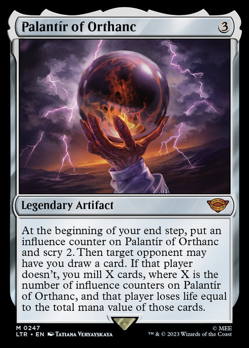 FOIL Palantir of Orthanc (LTR-247) - The Lord of the Rings: Tales of Middle-earth - Magic The Gathering
