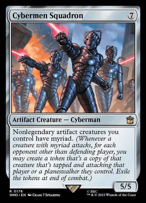 Cybermen Squadron (WHO-176) - Doctor Who - Magic The Gathering