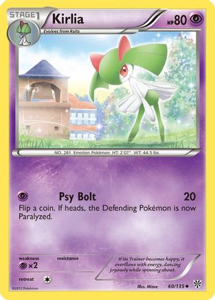 Kirlia 60/135 - Plasma Storm Reverse Holofoil