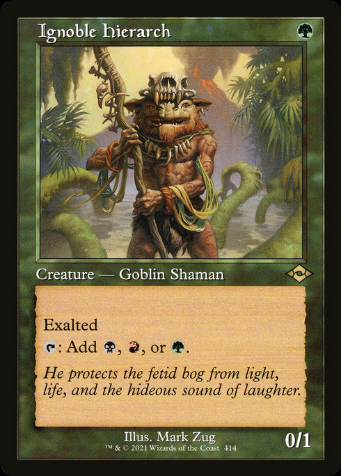 FOIL Ignoble Hierarch (MH2-414) - Modern Horizons 2 - Magic The Gathering