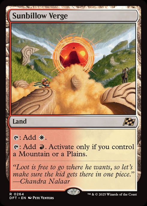 FOIL Sunbillow Verge (DFT-264) - Aetherdrift - Magic The Gathering