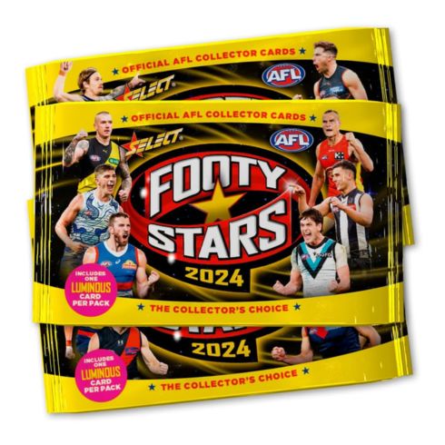 AFL Football 2024 Select Footy Stars Trading Cards Booster Box (Display of 36)