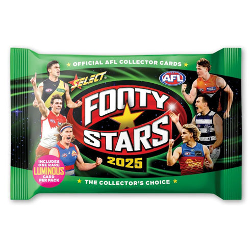 AFL Football 2025 Select Footy Stars Trading Cards Blaster Box