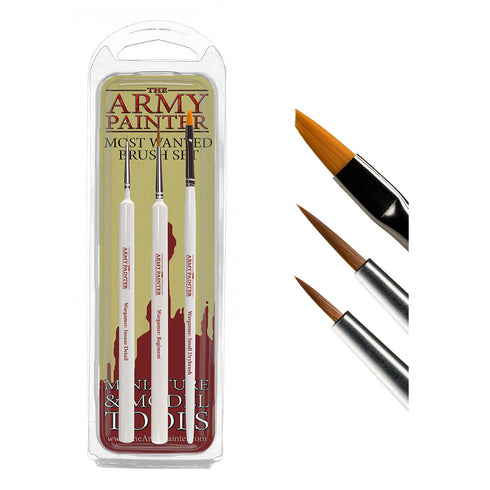 Army Painter Tools - Wargamers Most Wanted Brush Set