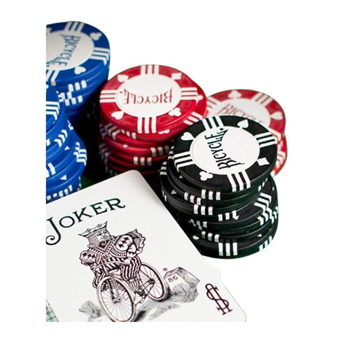 Bicycle 8 Gram Clay Poker Chips 50 Count