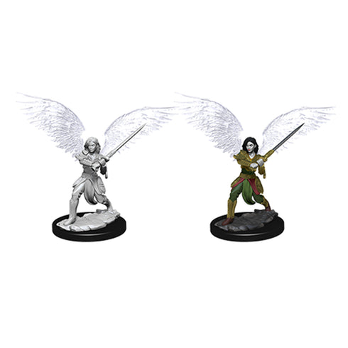 D&D Nolzurs Marvelous Unpainted Miniatures Female Aasimar Fighter