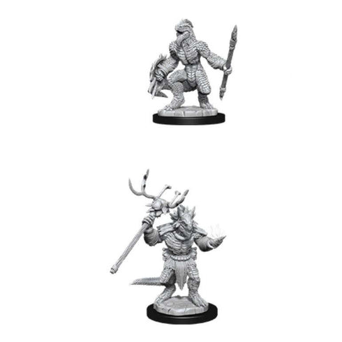 D&D Nolzurs Marvelous Unpainted Miniatures Lizardfolk & Lizardfolk Shaman