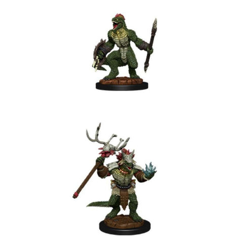 D&D Nolzurs Marvelous Unpainted Miniatures Lizardfolk & Lizardfolk Shaman