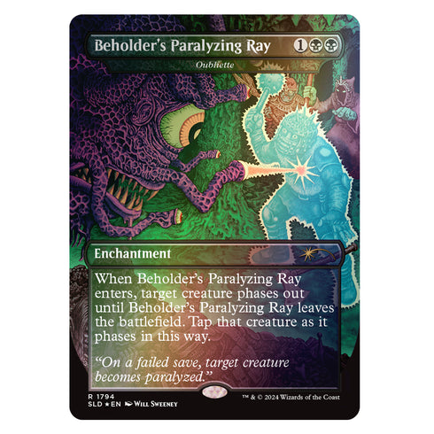 Magic Secret Lair x Dungeons & Dragons Death Is in the Eyes of the Beholder II Foil Edition