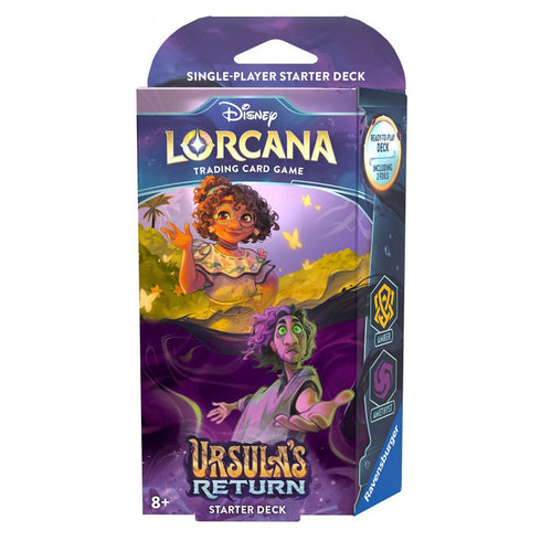 Disney Lorcana TCG Ursula's Return Starter Decks Amber & Sapphire (Pair)