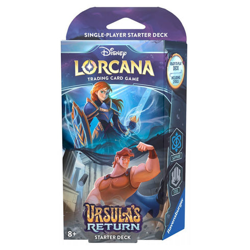 Disney Lorcana TCG Ursula's Return Starter Decks Amber & Sapphire (Pair)