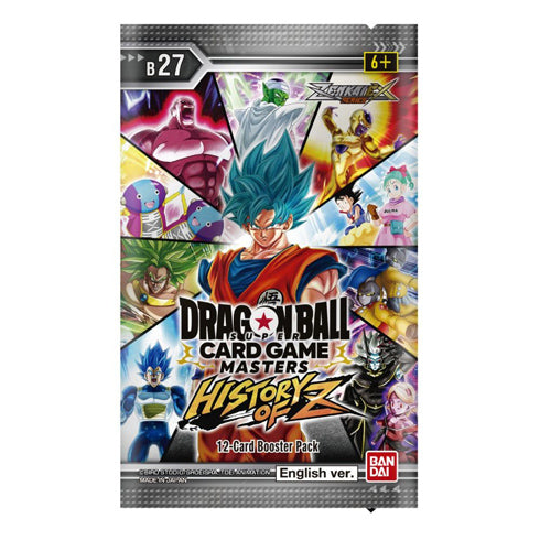 Dragon Ball Super Card Game Masters History of Z Booster Box B27