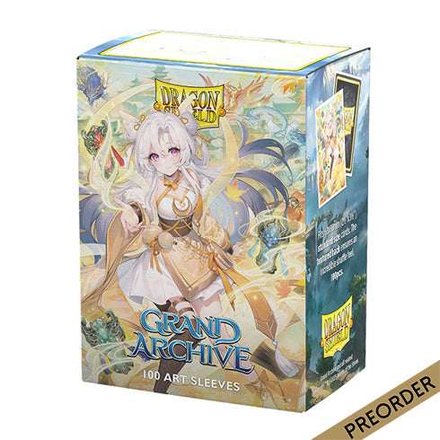 Maniche Protettive Dragon Shield Matte Art: Grand Archive, JIN Fate Defiant, 100 Custodie Standard, Opache