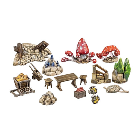 Dungeons & Lasers: Dwarven Mine Props