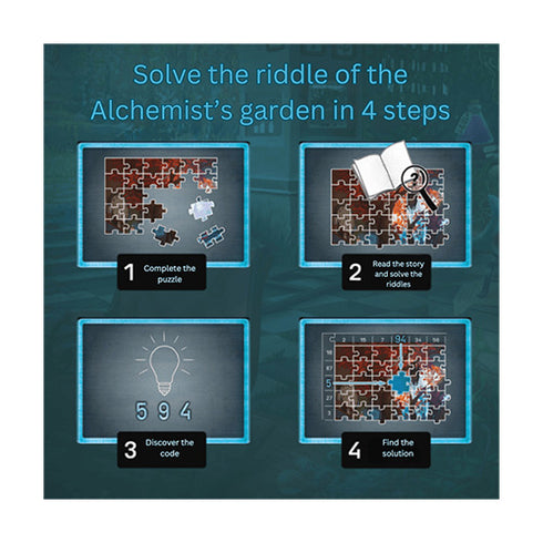 Exit the Game The Alchemists Garden Jigsaw Puzzle and Game