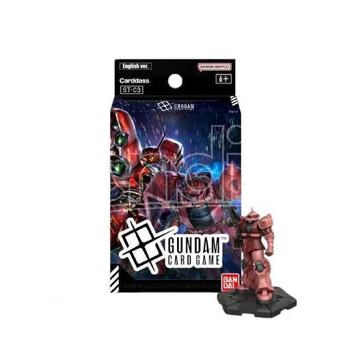 Gundam Card Game Zeon's Rush ST03A Gundam Assemble Starter Set