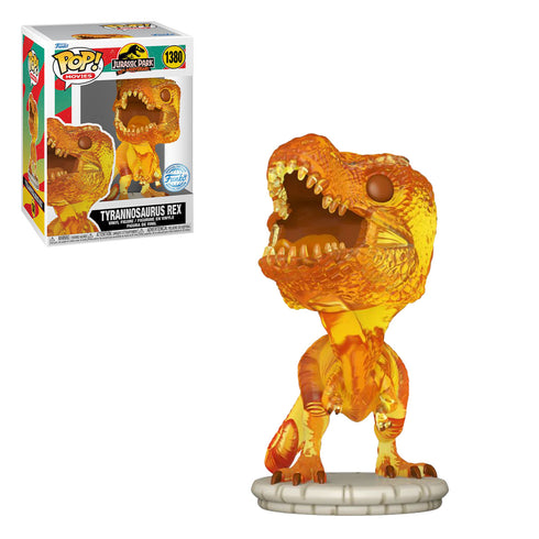 Jurassic Park - Tyrannosaurus Rex (Amber) Translucent Pop! Vinyl