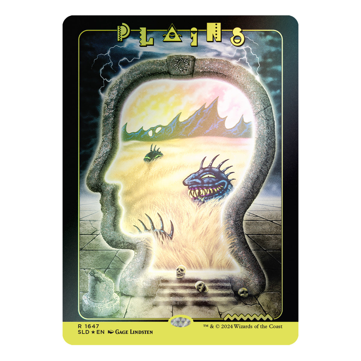 Amazon.com: MTG Secret Lair: Secret LAIR X Brain Dead: Lands