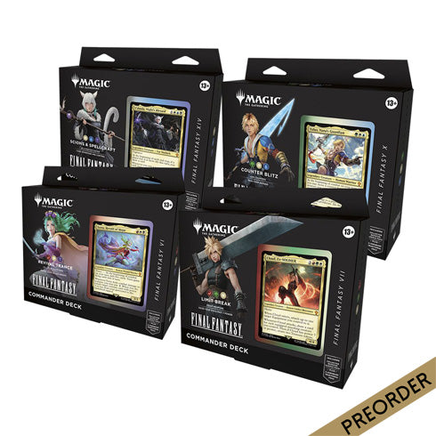 Magic Final Fantasy Commander Decks (Set of 4)